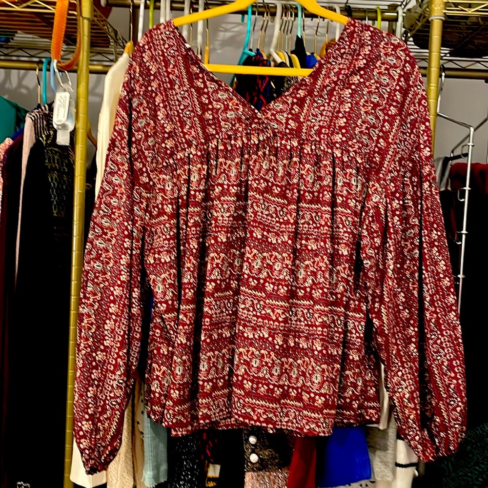 Gorgeous Paisley tunic blouse